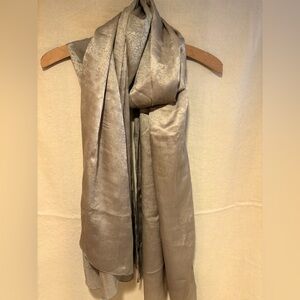 Donna Karan printed silk wrap - amazing (check photos please!), sample NWOT